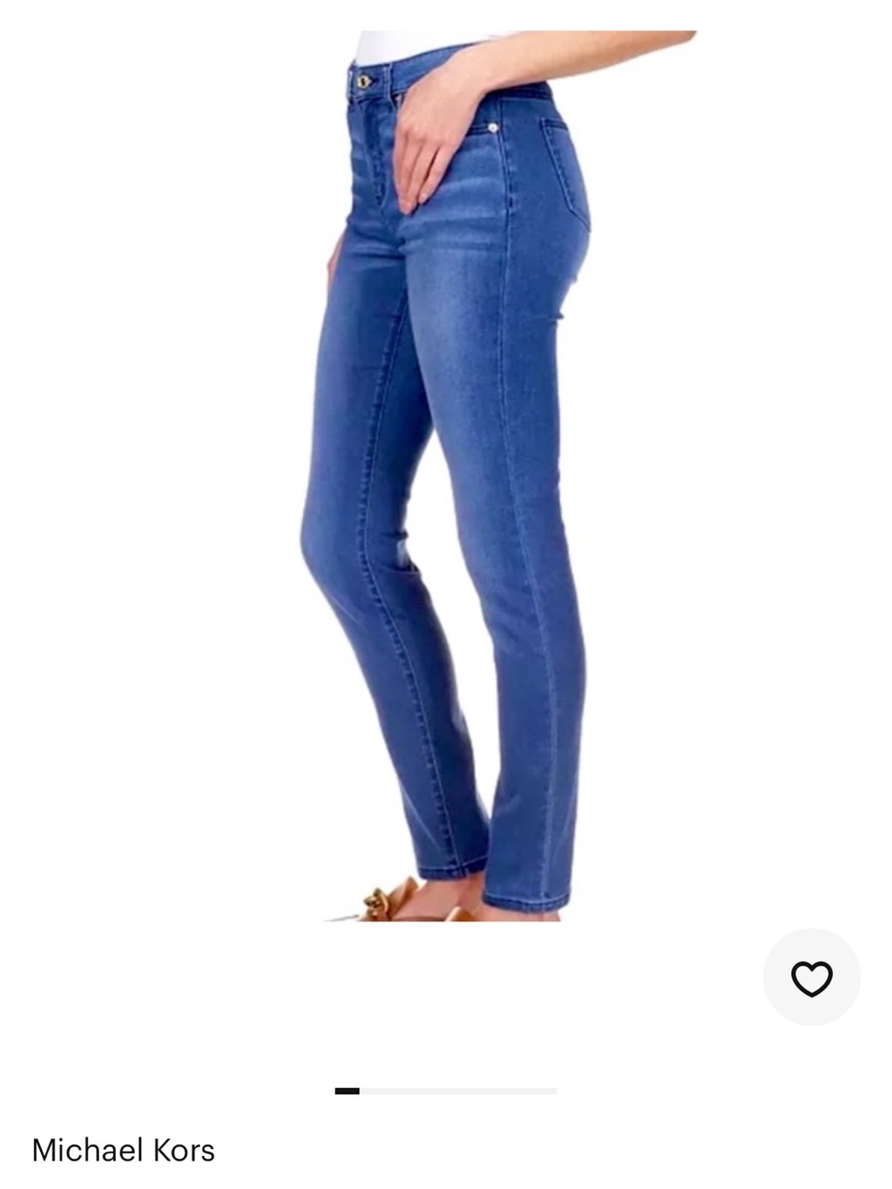 Michael Kors Skinny Jeans in Medium Blue Wash